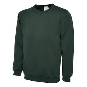 180ct Zip Solid Mens Hoodies and Sweatshirts Offre Spéciale Unisexe Sublimation 100% Cotton Classic Plain Dyed Crewneck Sweatshirt - Product Image 3