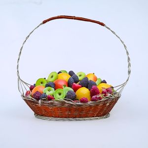 Handmade Elegant Design <b>Fruit</b> <b>Basket</b> Eco-Friendly Durable <b>for</b> Organizing Fresh Fruits on Kitchen Countertops or Dining Tables - Product Image 1