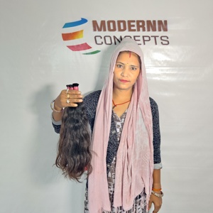 Extensions de cheveux indiens en vrac 100% naturelles fournies par le vendeur Cuticule vierge crue alignée sans traitement chimique Vague Afro 8 pouces - Product Image 2