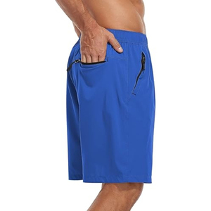 Vente en gros d'usine de haute qualité entraînement course à pied unisexe vêtements de sport décontractés shorts avec poches pour hommes shorts - Product Image 3