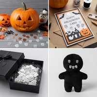 Paillettes en PVC multicolores en forme de crâne de 15 mm, modèle n° 884, marque JM, en vrac, pour Halloween, pour emballage DIY et fêtes pour adultes