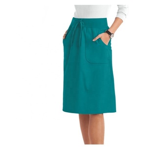 Faldas de mujer OEM hechas a medida al por mayor con material de algodón de alta calidad faldas de enfermera con colores personalizados - Product Image 3