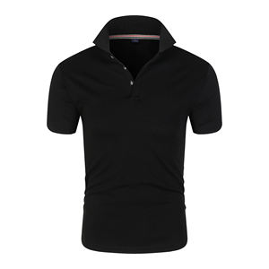 Polos para hombre elegantes para hombre, camiseta de color sólido, ropa informal inteligente, tela elástica, ligera, transpirable para hombre - Product Image 1