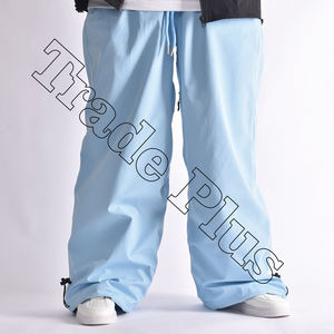 Venta al por mayor de pantalones de esquí transpirables impermeables para hombre personalizado Snowboard Cargo holgados pantalones de cintura elástica ropa de nieve pantalones de gran tamaño - Product Image 1