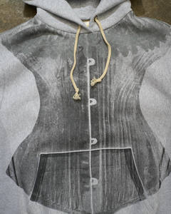 Sudadera con capucha Y2K personalizada: ropa de calle con estampado de grafiti de gran tamaño, Jersey vintage unisex para moda TikTok y pedido OEM al por mayor - Product Image 3