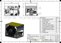 Module de ravitaillement/distribution mobile de carburant pour avions TechnoJet MRM-A-600 Jet A-1, équipement de service commercial pour camions, origine Vietnam