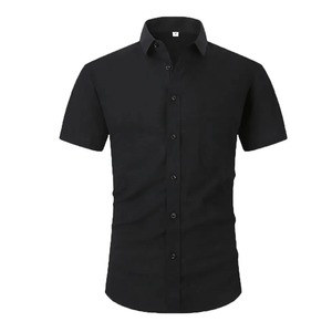 Vente en gros de chemises personnalisées respirantes 100% coton Design élégant Chemises pour hommes Top Trending Chemises décontractées à col montant - Product Image 2