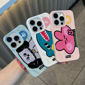 Funda de teléfono de lujo con patrón de dibujos animados personalizable de animales bonitos para iPhone 17 16 15 14 Pro Max patrón de <span class=keywords><strong>meteorito</strong></span> de moda de alta calidad - Product Image 1