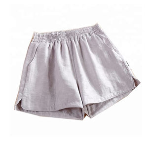 Shorts de sport décontractés neufs pour femmes, vente en gros, shorts de course personnalisés en coton molletonné pour femmes - Product Image 5