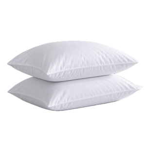 Organic Cotton Pillowcase 60x80 cm <b>White</b> Hotel <b>Envelope</b> Closure 160TC - Product Image 1