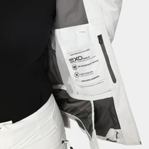 Fournisseur de vestes de <span class=keywords><strong>ski</strong></span> pour femmes en tissu d'hiver personnalisé, tendance et bon marché, couleur unie, pour le <span class=keywords><strong>ski</strong></span> - Product Image 3
