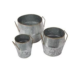 Jardinières décoratives pour la maison et le salon Pots de fleurs suspendus galvanisés Décoration intérieure Navires Jardinières domestiques au meilleur prix - Product Image 3