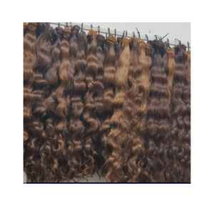 CUTICULAS DE CABELLO HUMANO SIN PROCESAR INDIO ALINEADO BLEECH HASTA 613 RUBIO - Product Image 1