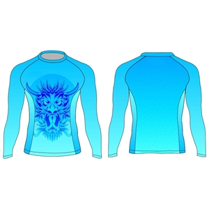 Rashguard Sublimado Personalizado con Tu Propio Logotipo 2025, Rashguard de Manga Larga para MMA, Rashguard para BJJ 2026 - Product Image 1