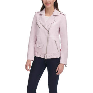 Veste en cuir pour femmes du fabricant pakistanais veste en peau de mouton véritable pour hommes respirante avec impression de logo personnalisé vente en gros - Product Image 4