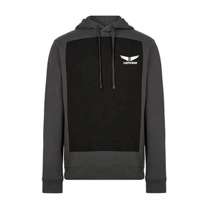 Sudadera de hombre de peso pesado de poliéster y algodón con logotipo personalizado Sudadera con capucha gruesa pesada en blanco hombro caído 400/460/500 Gsm estampado regular - Product Image 1