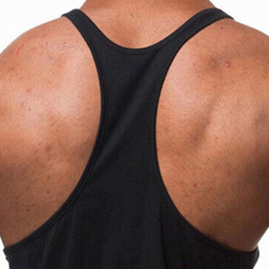 Personalización de los hombres camiseta sin mangas de compresión ropa atlética ajustada gimnasio Stringer Fitness correr camisetas para hombres - Product Image 4