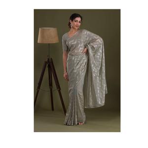 Trabajo de bordado de secuencia de alta calidad con Seroski Diamond Work Georgette Women Saree para exportar desde India - Product Image 1
