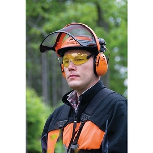 G5V5CH51 ชุดป้องกันใบหน้าแบบตาข่ายพร้อมที่ครอบหู ทำจากสแตนเลส ได้มาตรฐาน EN 1731/352-1-3 ถุงมือสำหรับทำสวน อุปกรณ์ป้องกัน - Product Image 5