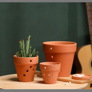 Pots <span class=keywords><strong>de</strong></span> jardinière d'orchidées en argile Utilisation intérieure et extérieure Petit pot en terre cuite pour le <span class=keywords><strong>rempotage</strong></span> Promotion <span class=keywords><strong>de</strong></span> la circulation <span class=keywords><strong>de</strong></span> l'air dans les jardins - Product Image 1
