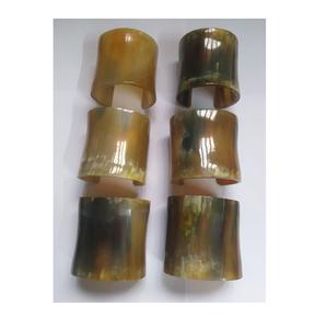 Brazalete de cuerno de búfalo para mujer, pieza original, hecho a mano, joyería de moda antigua ecológica de la India - Product Image 2