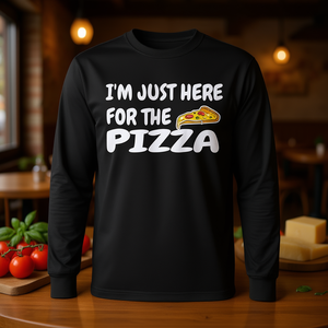 T-shirt à manches longues pour les amateurs de cuisine, avec un motif de pizza mignon pour les gourmets et les amateurs de cuisine italienne - Product Image 3
