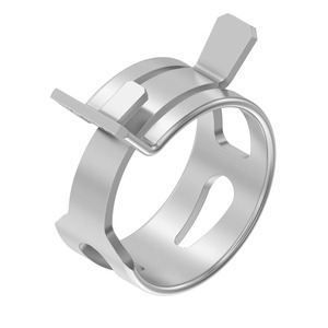 Collier de serrage de remplacement L207664 compatible avec les tracteurs, assure une fixation sécurisée du tuyau, construction robuste pour une fiabilité accrue - Product Image 1