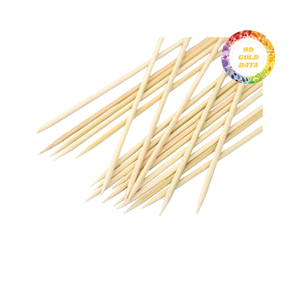 Brochettes jetables en bambou pour une manipulation sûre et propre des aliments-Support solide pour tous les types d'aliments pour les doigts - Product Image 3
