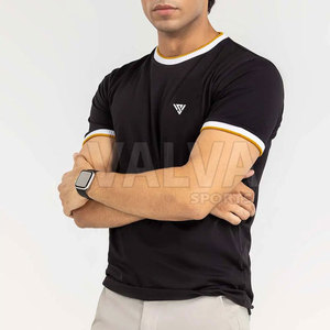 T-shirts d'été personnalisés pour hommes 2024, vente en gros, manches courtes, 100% coton, haute qualité, séchage rapide, respirant, service OEM - Product Image 2