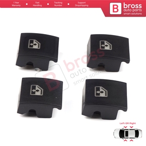 ฝาครอบปุ่มควบคุมสวิตช์หน้าต่าง BDP105-2 4 ชิ้น สำหรับซ่อมแซม Astra H Zafira B Tigra B 6240452 - Product Image 3