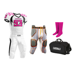 เสื้อฟุตบอลอเมริกันแขนสั้นสำหรับผู้ชายชุดรักบี้พิมพ์ลายผ้า100% โพลีเอสเตอร์ - Product Image 3