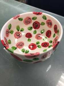 Cuenco de cerámica grande clásico para el hogar, Hotel y restaurante, utensilios de cocina, cuencos para servir Chocolate, cuencos de cerámica en forma de rosa de Color marrón - Product Image 2