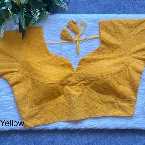 BLOUSEWALA Verano Especial Casual Algodón Hakoba Blusa Modest Tops Moda al por mayor del mercado - Product Image 1