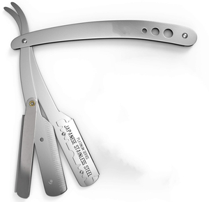 Rasoir de barbier professionnel à bord droit pour hommes Rasage rapproché Rasoir à lame droite pour hommes Kit de rasoir droit - Product Image 5