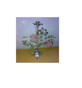 Bougeoirs en métal clair argenté de fantaisie de vente chaude - Product Image 1