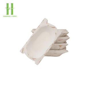 Cuencos de masa de madera de acacia Natural de alta calidad para decoración vintage del hogar y para decoraciones navideñas, regalos OEM hechos en Vietnam - Product Image 2