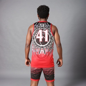 Uniformes de Baloncesto de Equipo de Alta Calidad de Secado Rápido al por Mayor de Fábrica, Camisetas de Baloncesto Unisex de Talla Grande 100% Poliéster - Product Image 3