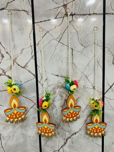 Colgante de pared MDF Deepak con perlas blancas para decoración de fondo, colgante de pared de flores para montaje de escenario decoración de jardín de oficina en casa - Product Image 3