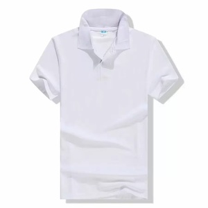 Polo à manches courtes personnalisé OEM avec logo personnalisé Vêtements de travail avec chemises imprimées personnalisées Polos en polyester doux - Product Image 1