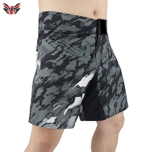 กางเกงขาสั้น MMA เอวยาวปานกลางแบบสั้นสวมใส่สบายน้ำหนักเบาออกแบบโลโก้ได้ตามต้องการ - Product Image 5