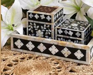 Ensemble cadeau Mabkhara incrusté de nacre de qualité supérieure Brûleur d'encens MOP Bakhoor Idéal pour les festivals arabes et l'atmosphère domestique - Product Image 4