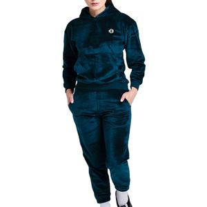 Pulls en velours personnalisés pour femmes, streetwear et sweats décontractés, vente en gros de pulls en molleton doux avec logo personnalisé, marque privée, fournisseur américain - Product Image 5