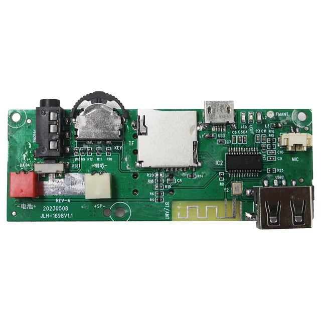 Mp3 Decoder Board PCB Stereo Audio Module Speaker Amplifier with MP3 AUX Function