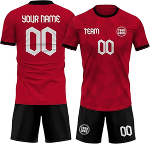Vente en Gros Logo Football Club Jersey Kits Football Uniforme Match Formation Vêtements Accessoires Ensemble pour Homme Coupe Automatisée - Product Image 1