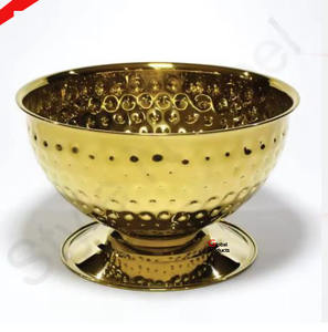 unique look silver finished metal stainless steel wine chiller <b>ice</b> <b>bucket</b> for hotel restaurant and bar - Product Image 3