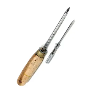 Trocares de instrumentos veterinarios de calidad profesional y mango de madera de cánula HECHO DE trocares de acero inoxidable de calidad alemana