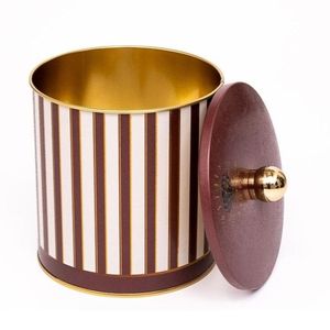 "Vintage Circus Elegance Metal redondo Canister Knob Handle Ø 140x150mm 2.1L Capacidad" - Product Image 2