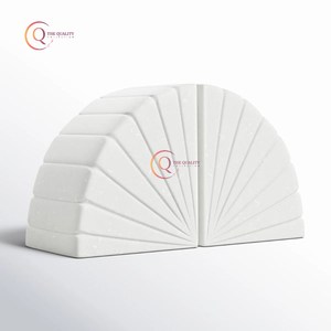 Natural Marble Modern Creative Stone Study Room Bookends Handmade <b>Office</b> Bookends Home Decoration Bookend At Best Price In India - Product Image 5