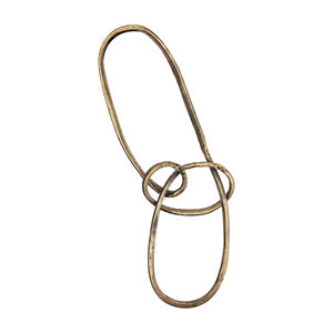 Haute qualité métal coulé noeud décoration murale ovale Statue artisanat élégant panneau mural Sculpture pour la décoration intérieure salon Art - Product Image 4