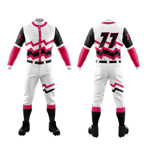 Nouvelle tenue de baseball respirante couleur personnalisée 2025 – Qualité supérieure 100 % polyester – Quantité en gros, faible MOQ pour vêtements de sport - Product Image 5